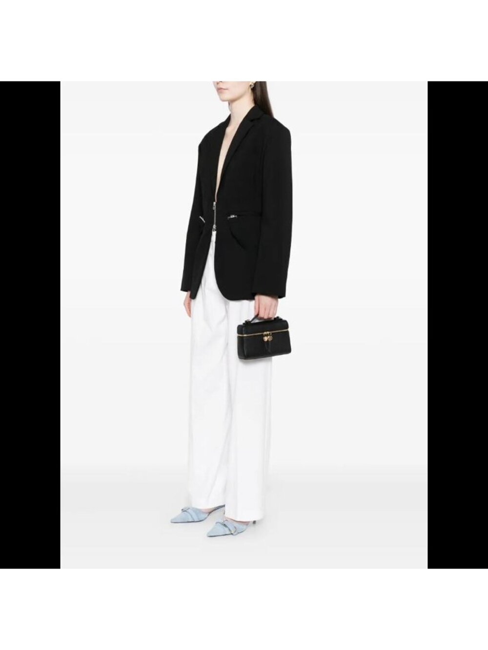 Tory Burch Romy Slim Mini Bag Black OS - Picture 5 of 13